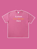 300g Custom Cotton Wash Old T-shirt Vintage Tee