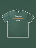 300g Custom Cotton Wash Old T-shirt Vintage Tee