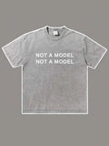 Not A Model Make Old Short Sleeve Cotton T-shirt Emma Bridess