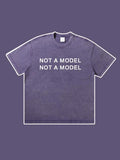 Not A Model Make Old Short Sleeve Cotton T-shirt Emma Bridess