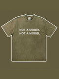 Not A Model Make Old Short Sleeve Cotton T-shirt Emma Bridess