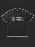 Not A Model Make Old Short Sleeve Cotton T-shirt Emma Bridess